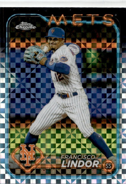 2024 Topps X-Fractor #650 Francisco Lindor New York Mets