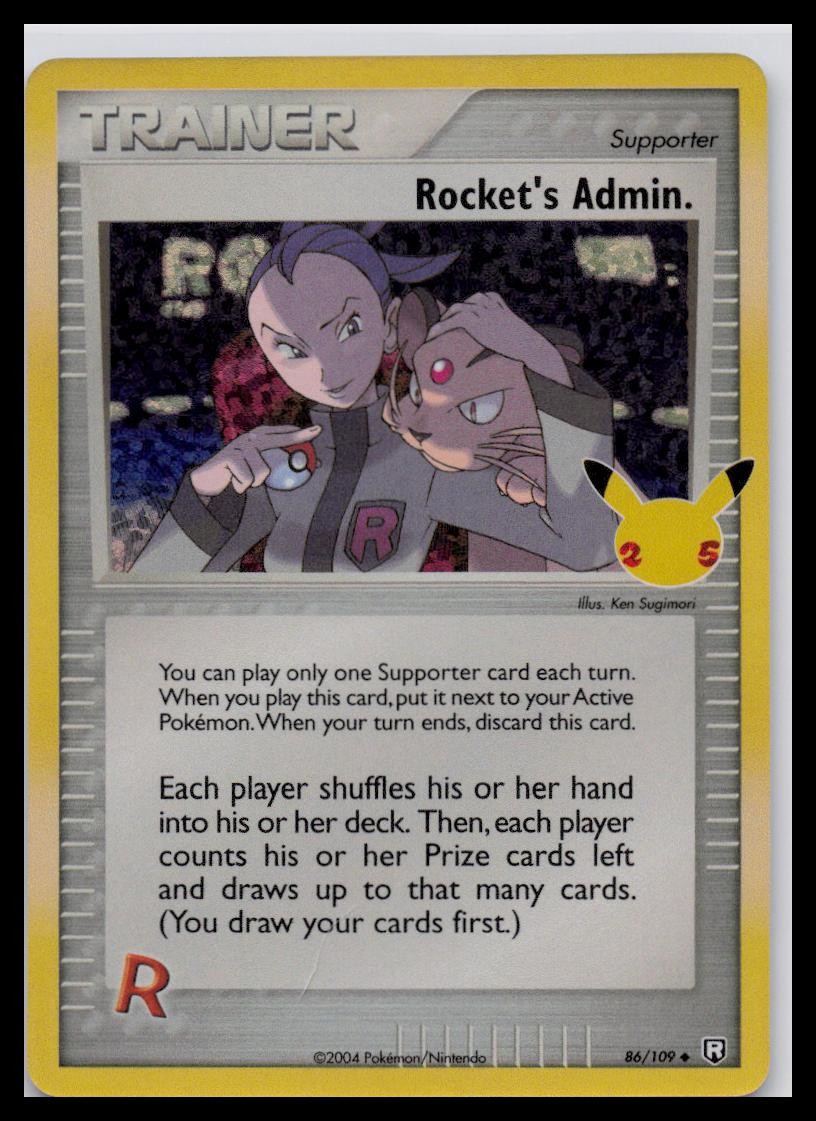 Celebrations: Classic Collection #86/109 Rocket's Admin.