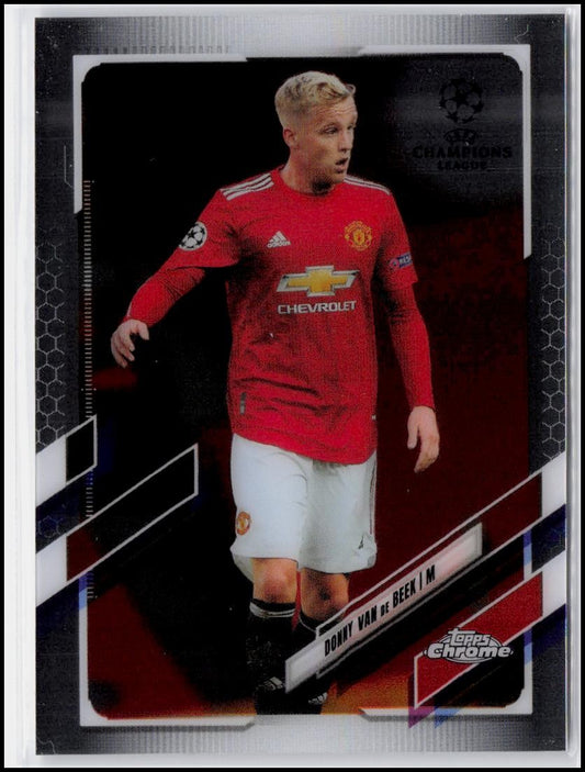 2020-21 Topps Chrome UEFA Champions League #82 Donny van de Beek