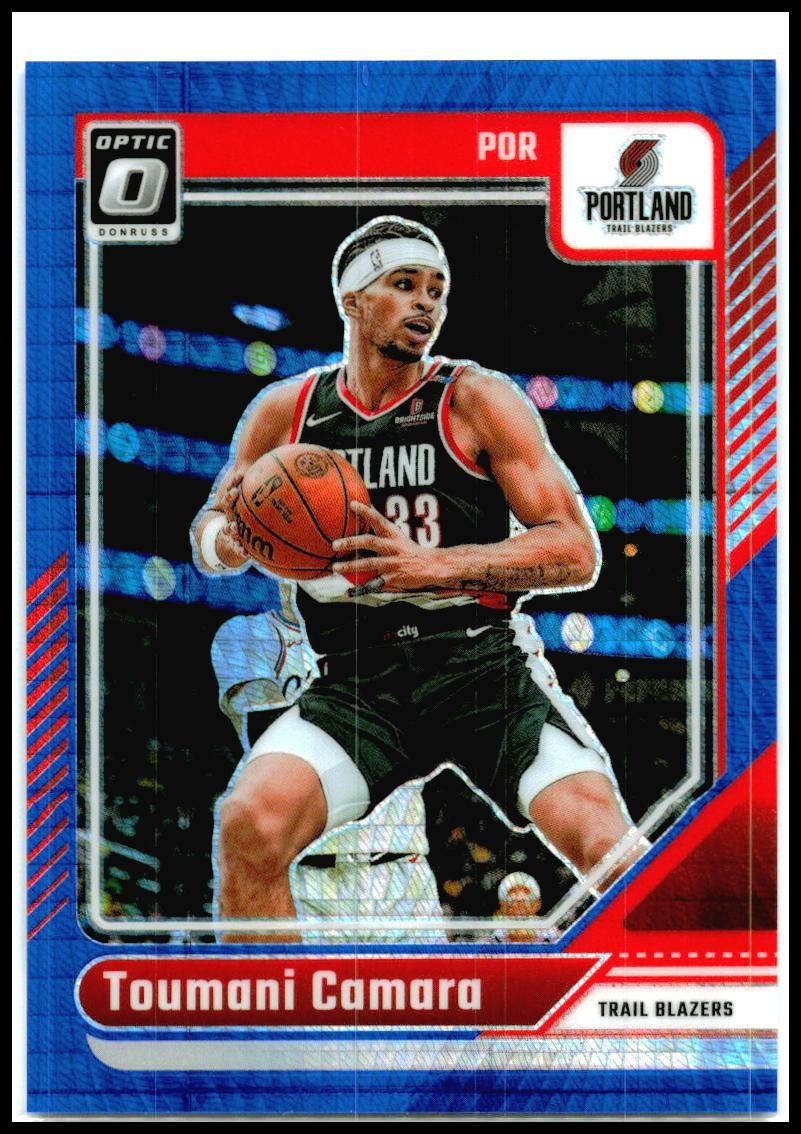 2024-25 Donruss Optic Hyper Blue #113 Toumani Camara Portland