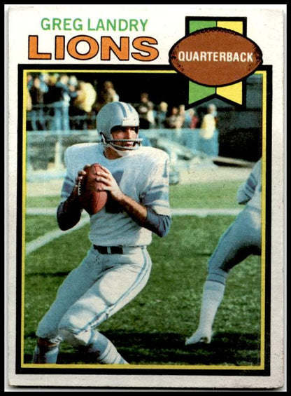 1979 Topps Cream Colored Back #487 Greg Landry Detroit Lions