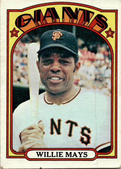 1972 Topps #49 Willie Mays San Francisco Giants