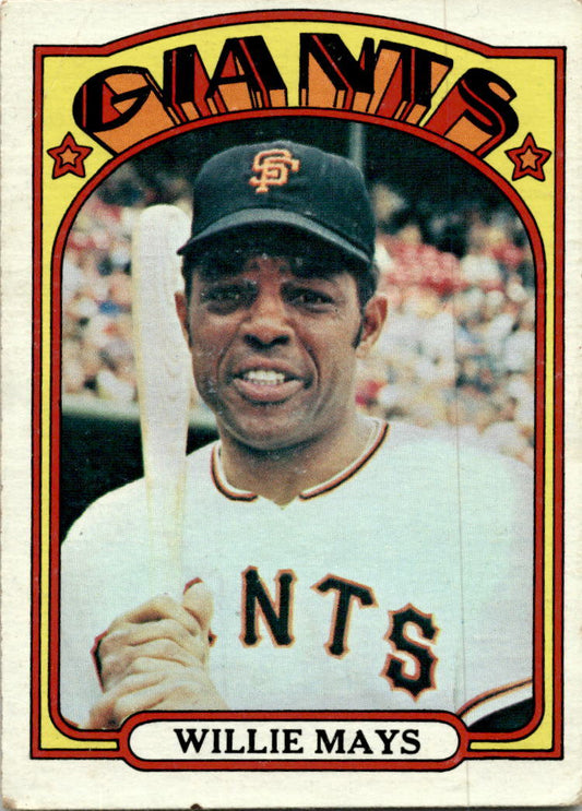 1972 Topps #49 Willie Mays San Francisco Giants