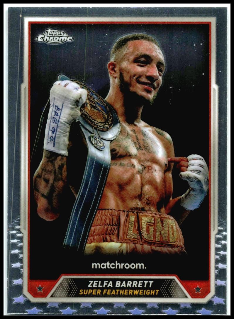 2024 Topps Chrome Boxing #68 Zelfa Barrett
