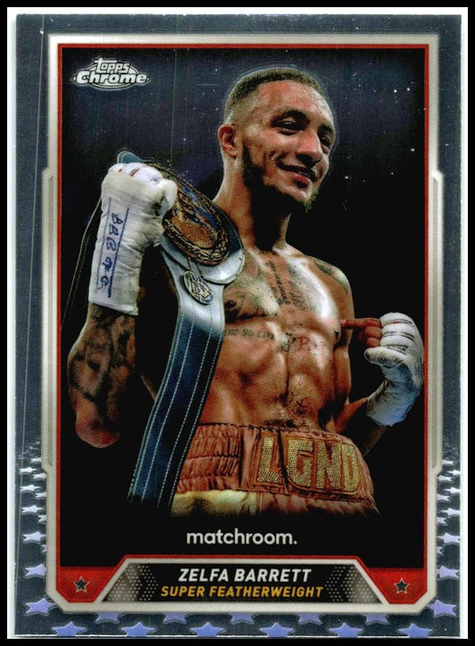 2024 Topps Chrome Boxing #68 Zelfa Barrett