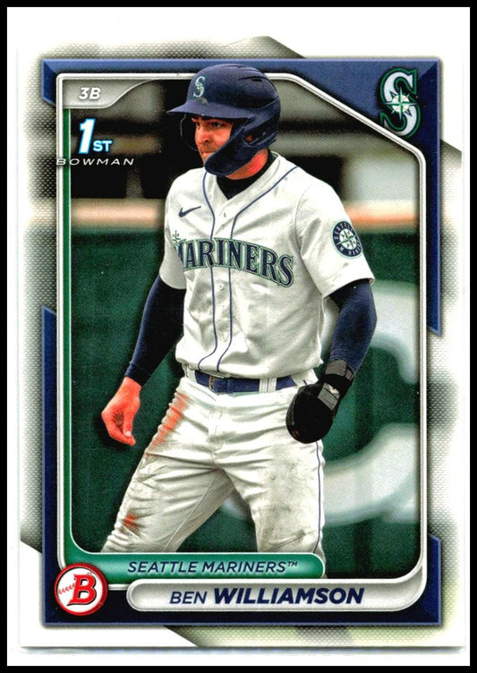 2024 Bowman #BCP-67 Ben Williamson Seattle Mariners