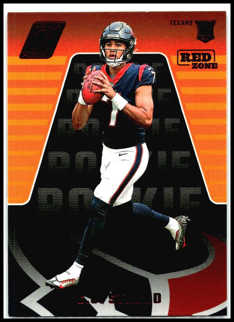 2023 Panini Zenith Red Zone #112 C.J. Stroud Rookie Houston Texans