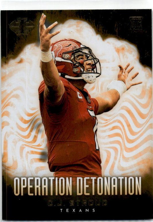 2023 Panini Illusions Operation Detonation #19 C.J. Stroud Houston Texans