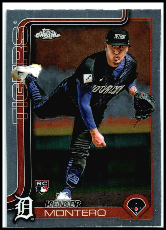 2025 Topps Chrome #7 Keider Montero Rookie Detroit Tigers