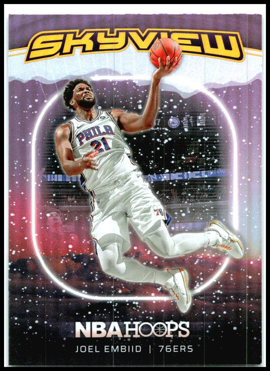 2024-25 Hoops Winter Skyview #22 Joel Embiid Philadelphia 76ers