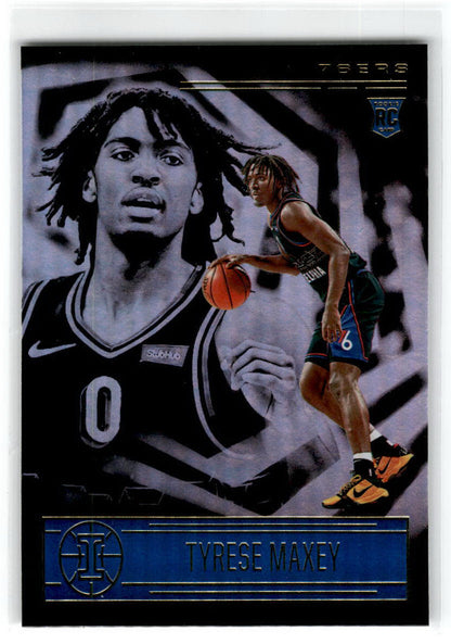 2020 Panini Illusions #162 Tyrese Maxey Rookie Philadelphia 76ers
