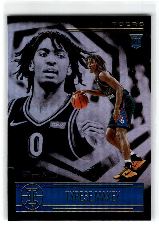 2020 Panini Illusions #162 Tyrese Maxey Rookie Philadelphia 76ers