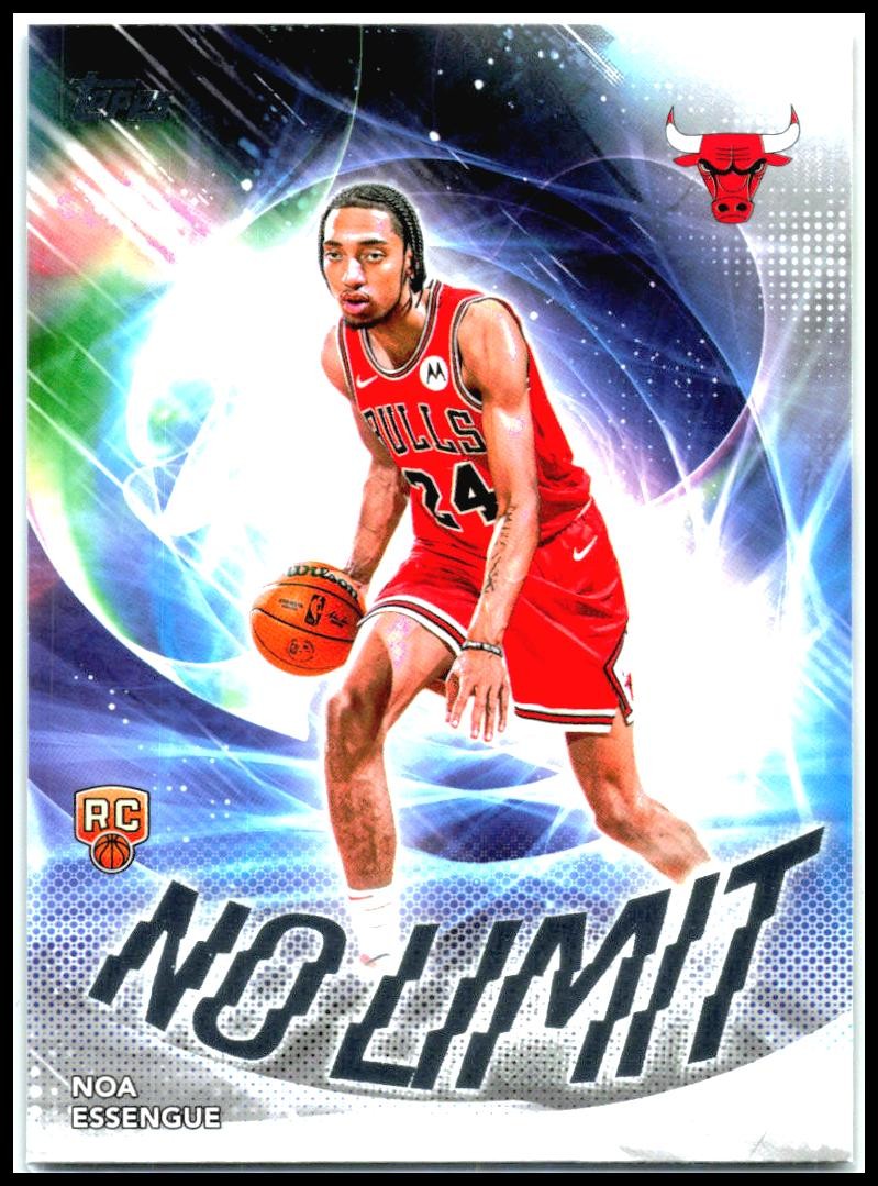 2025-26 Topps No Limit #NL-12 Noa Essengue Chicago Bulls