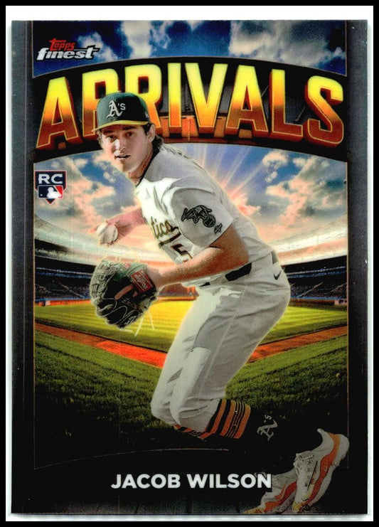 2025 Topps Finest Arrivls #A-5 Jacob Wilson Rookie Athletics
