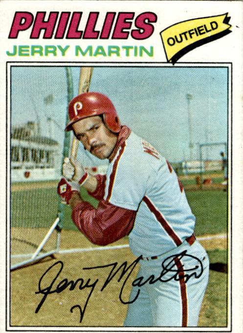 1977 Topps #596 Jerry Martin Rookie Philadelphia Phillies