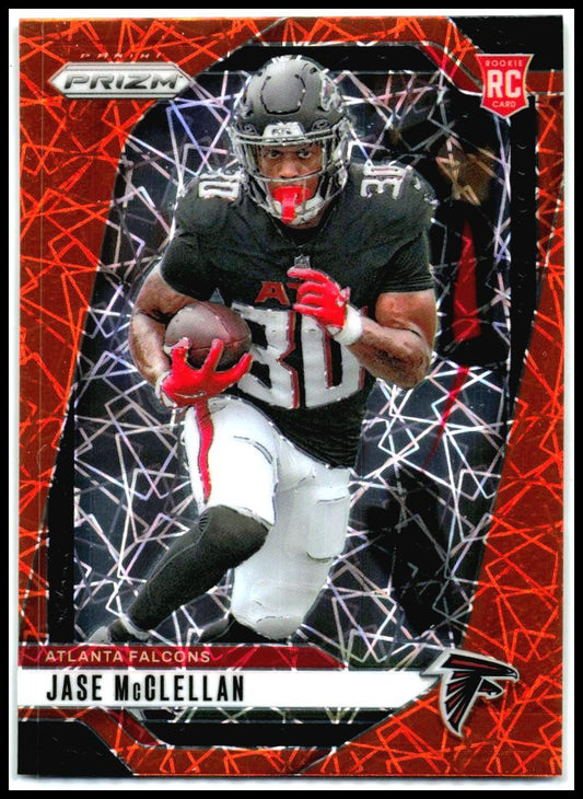 2024 Panini Prizm Lazer #342 Jase McClellan Rookie Atlanta Falcons