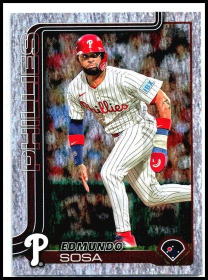 2025 Topps Sandglitter #489 Edmundo Sosa Philadelphia Phillies