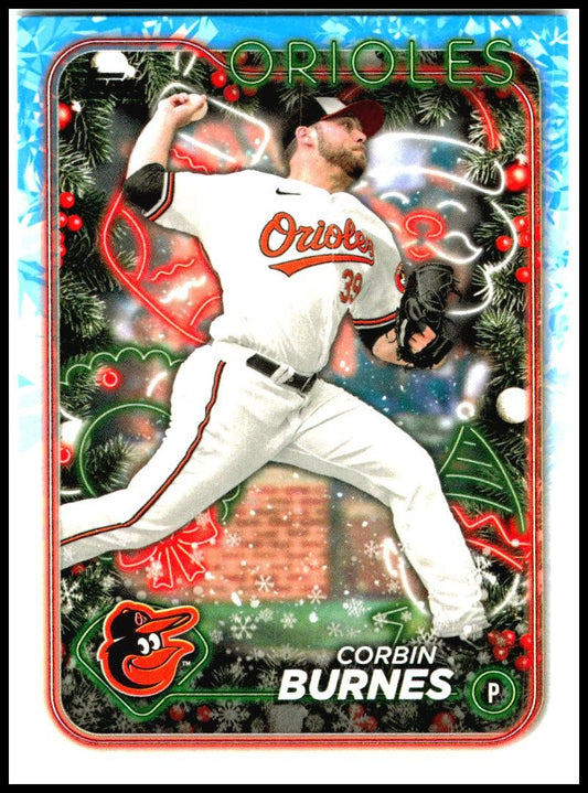 2024 Topps Holiday #H7 Corbin Burnes Baltimore Orioles