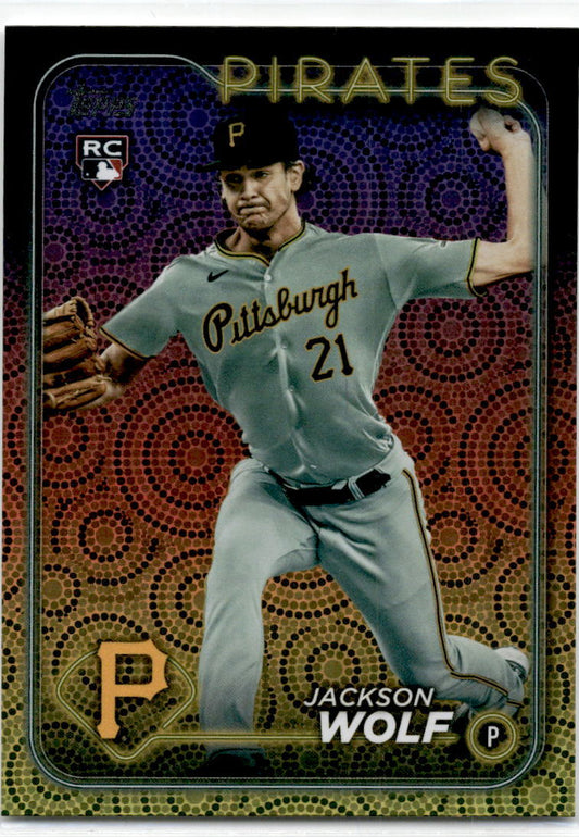 2024 Topps Holiday #523 Jackson Wolf Pittsburgh Pirates