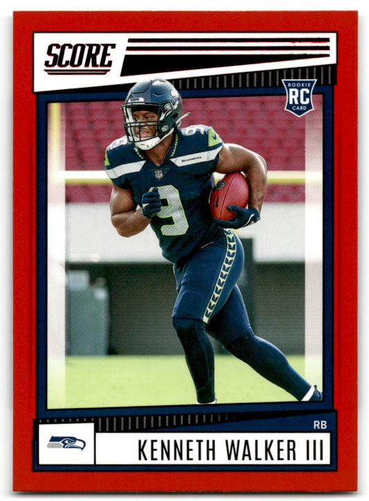 2022 Score Kenneth Walker III Rookie Seattle Seahawks #329
