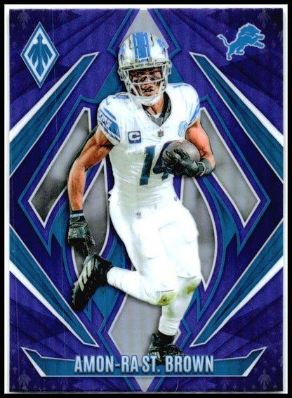 2024 Panini Phoenix Purple #8 Amon-Ra St. Brown Detroit Lions