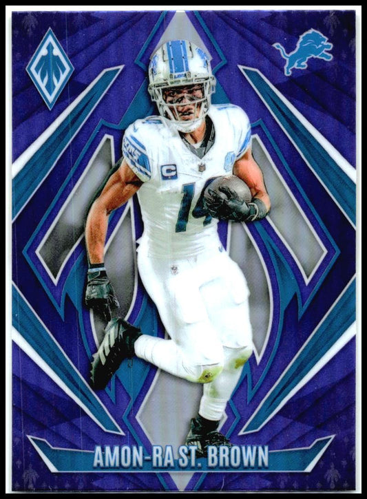 2024 Panini Phoenix Purple #8 Amon-Ra St. Brown Detroit Lions