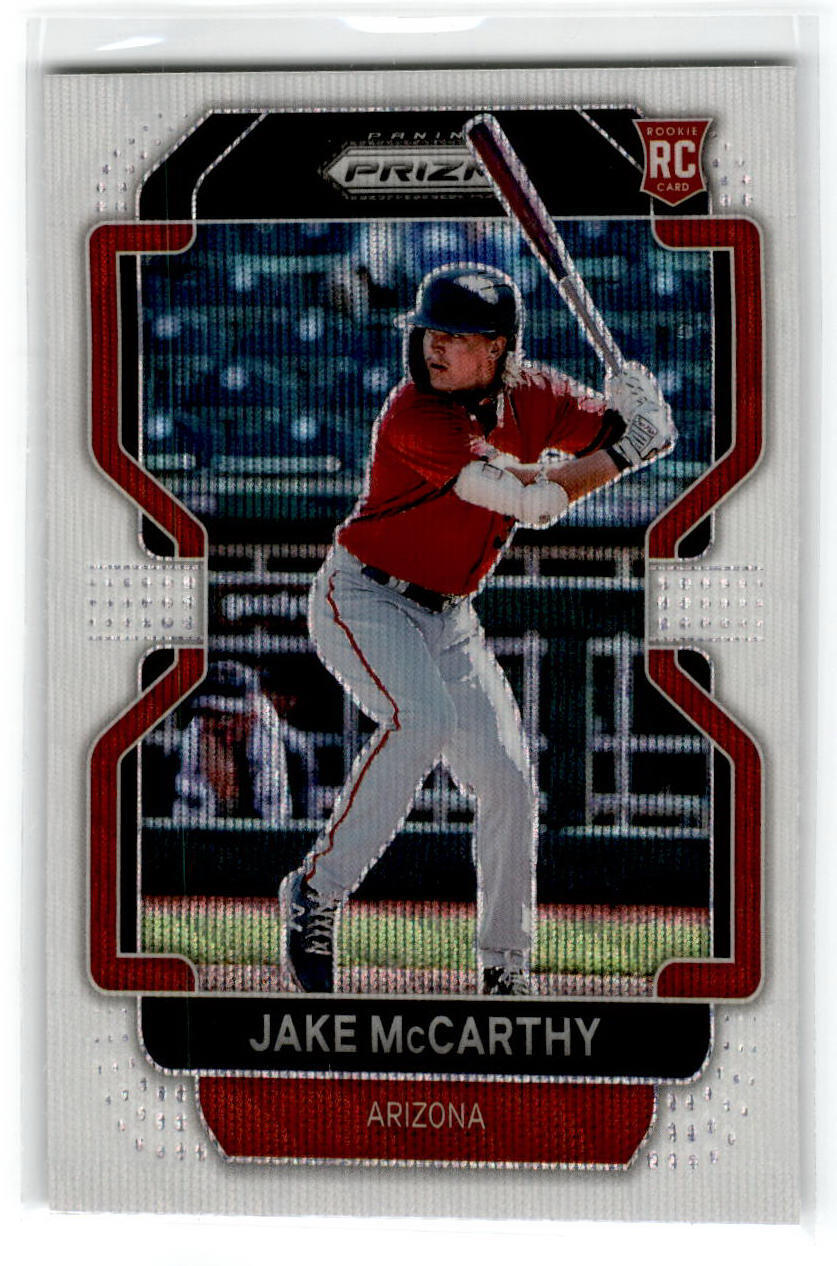 2022 Panini Prizm White Wave Prizm #47 Jake McCarthy Arizona Diamondbacks