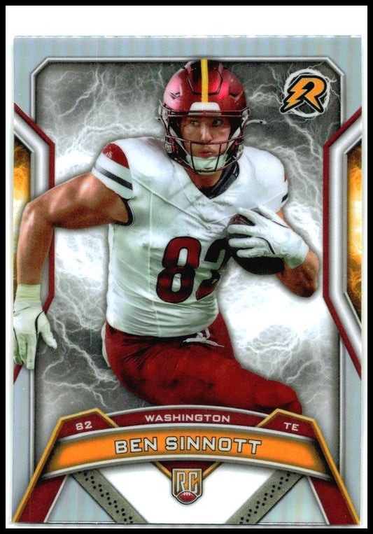 2024 Topps Resurgence Refractor #198 Ben Sinnott Rookie Washington Commanders