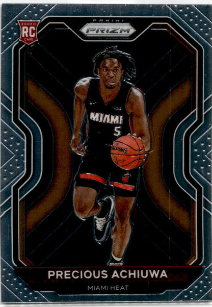 2020-21 Panini Prizm #294 Precious Achiuwa Rookie Miami Heat