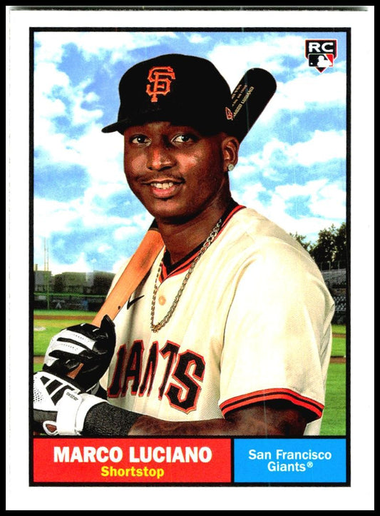 2024 Topps Archives #66 Marco Luciano Rookie San Francisco Giants