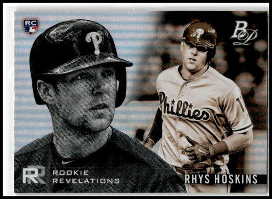 2018 Bowman Platinum Rookie Revelations #RR-1 Rhys Hoskins Philadelphia Phillies