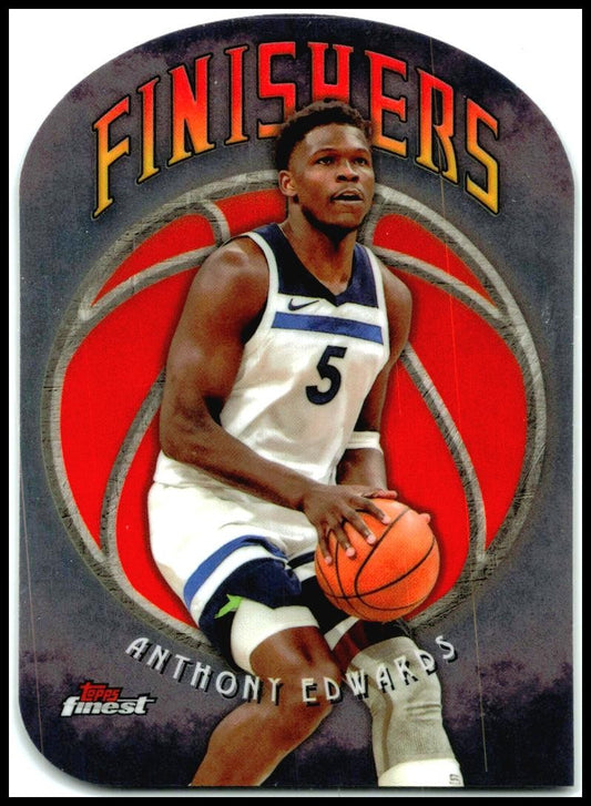 2024-25 Topps Finest Finishers #F-4 Anthony Edwards
