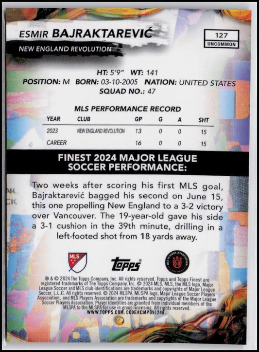 2024 Finest MLS #127 Esmir Bajraktarević