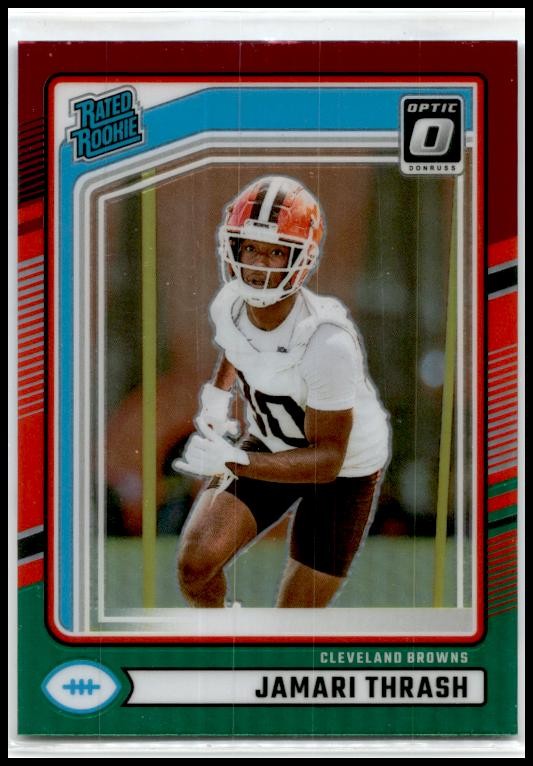 2024 Donruss Optic Rated Rookies Preview Red and Green #376 Jamari Thrash Rookie