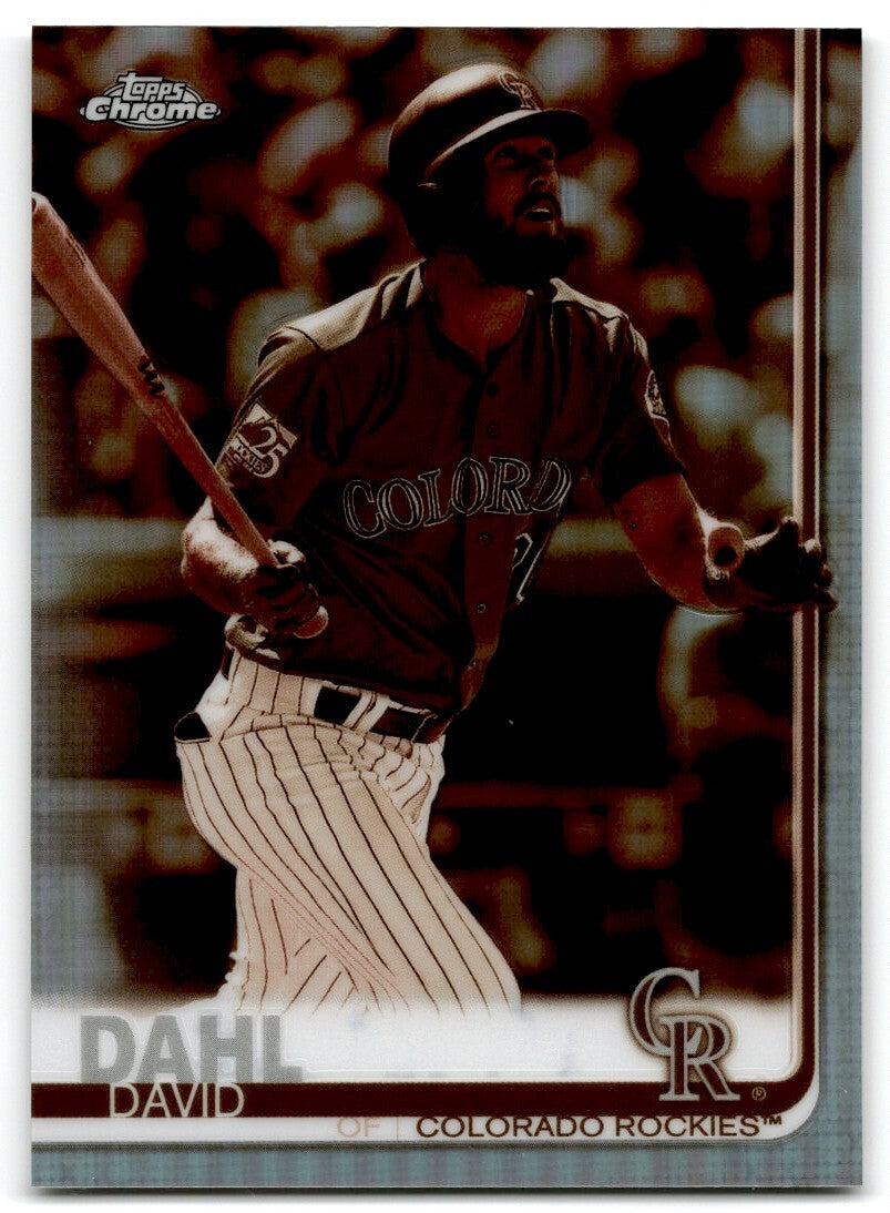 2019 Topps Chrome Sepia Refractor Colorado Rockies Colorado Rockies #91