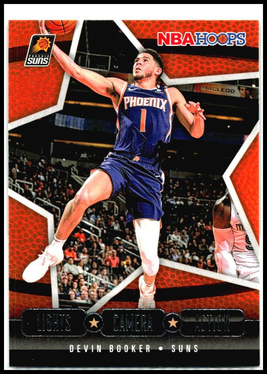 2020-21 Hoops Lights Camera Action #7 Devin Booker Phoenix Suns