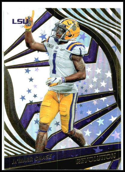 2023 Panini Chronicles Draft Picks Revolution Astro #87 Ja'Marr Chase LSU Tigers