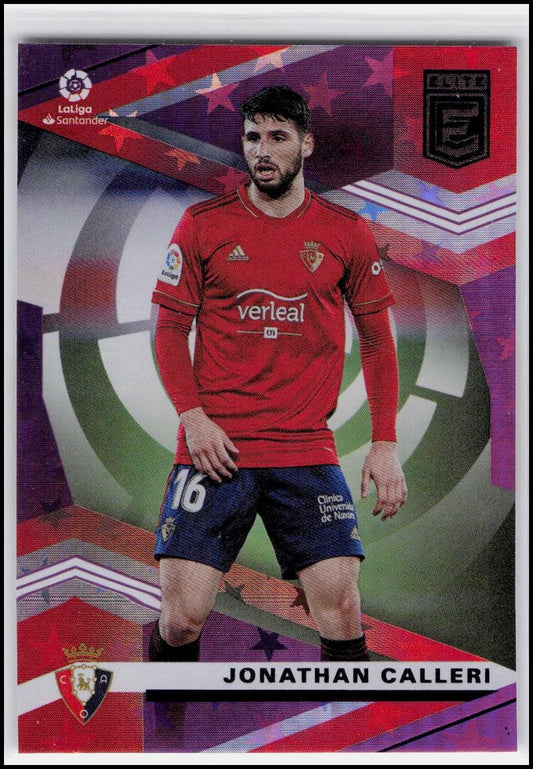 2020-21 Panini Chronicles #22 Jonathan Calleri Elite La Liga Purple Astro