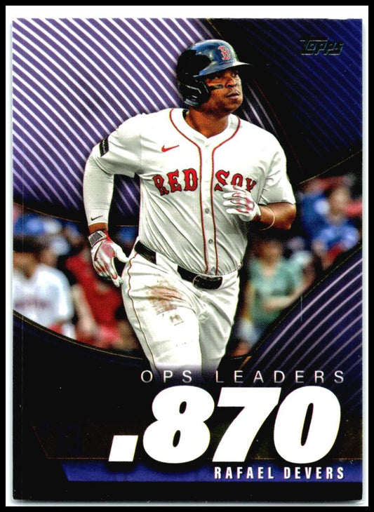 2025 Topps OPS Leaders #OPS-13 Rafael Devers Boston Red Sox