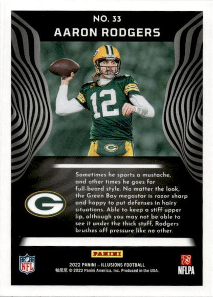 2022 Panini Illusions Retail #33 Aaron Rodgers Green Bay Packers