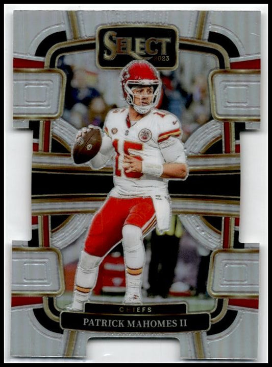 2023 Panini Select Silver Prizms Die Cuts #49 Patrick Mahomes II Chiefs