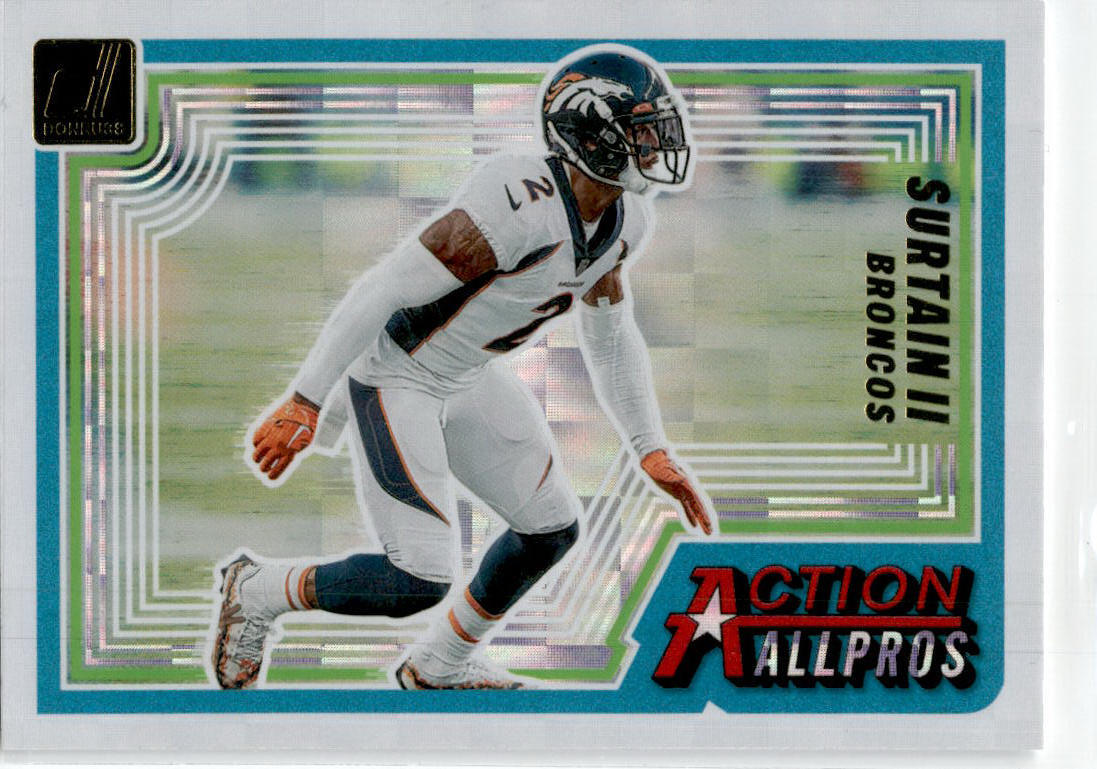 2023 Donruss  Action All-Pros #AAP-15 Patrick Surtain II Denver Broncos.