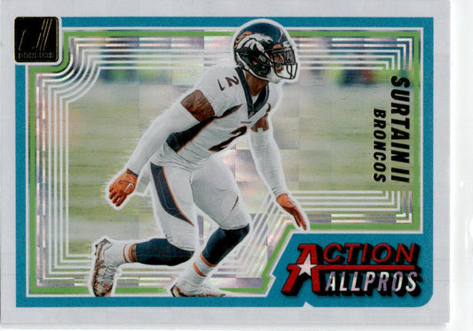 2023 Donruss  Action All-Pros #AAP-15 Patrick Surtain II Denver Broncos.
