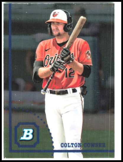 2022 Bowman Heritage Prospects #BHP-45 Colton Cowser Baltimore Orioles