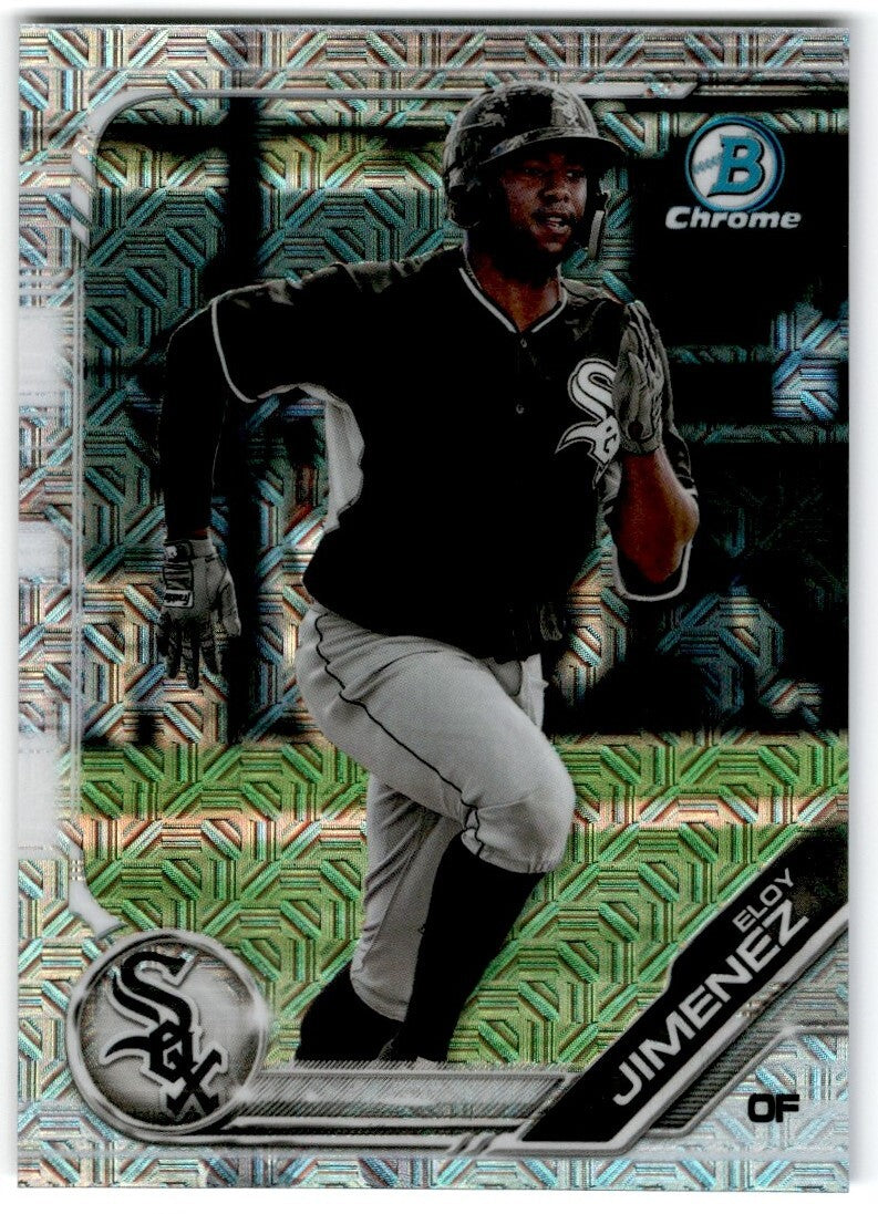 2019 Bowman Chrome Prospects Mega Box Mojo Refractor Eloy Jimenez Chicago White