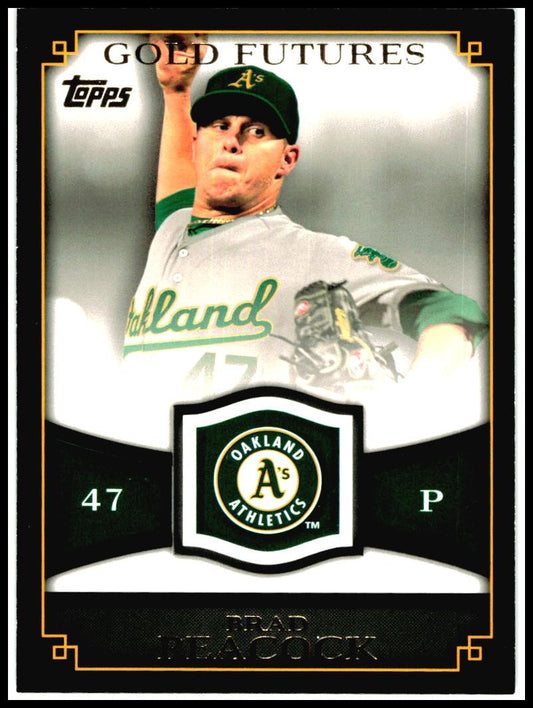 2012 Topps Gold Futures #GF-36 Brad Peacock Oakland Athletics