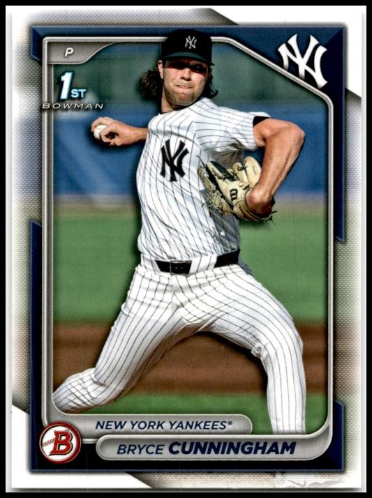 2024 Bowman Draft #BD-97 Bryce Cunningham New York Yankees