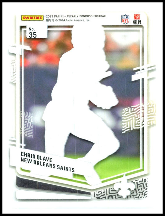 2023 Clearly Donruss #35 Chris Olave New Orleans Saints