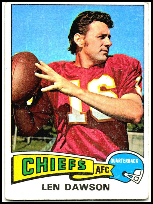1975 Topps #120 Len Dawson Kansas City Chiefs