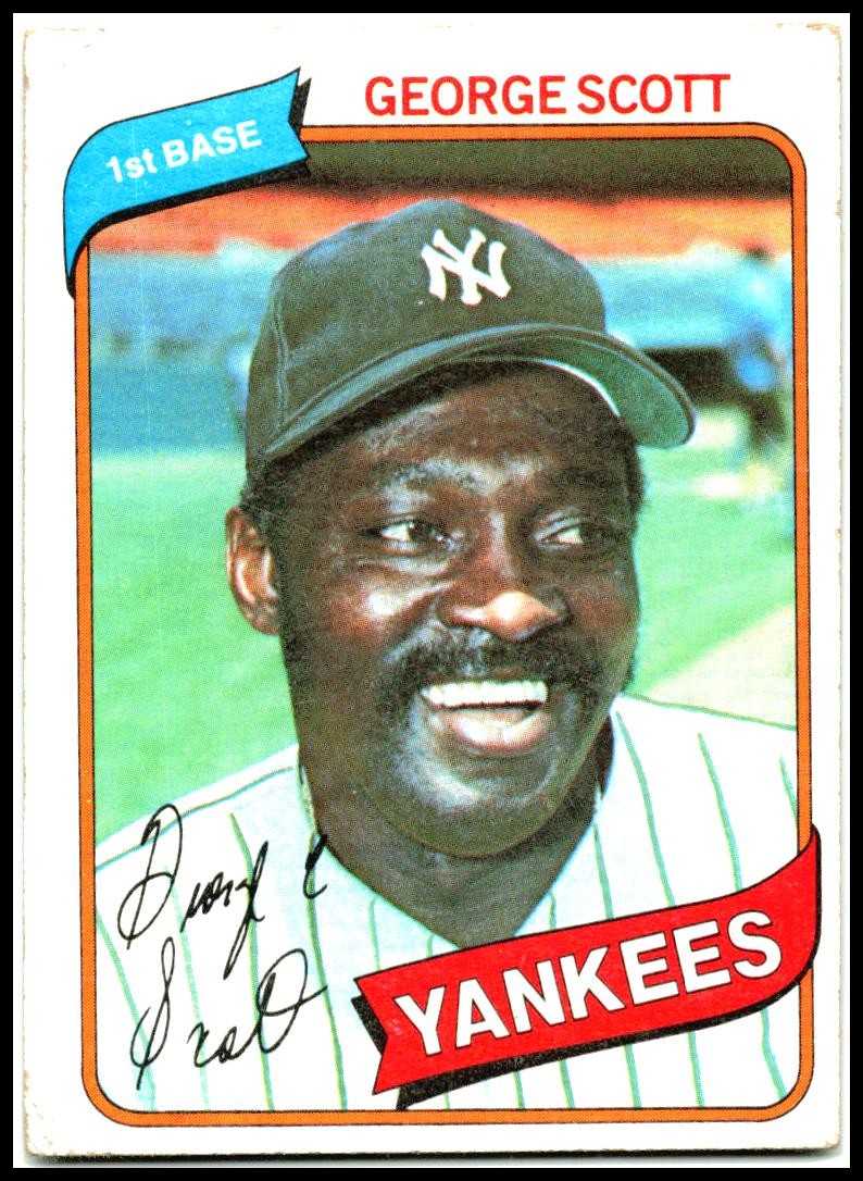 1980 Topps #414 George Scott New York Yankees